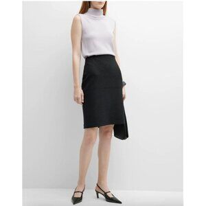 ST.JOHN COLLECTION Black Santana Boucle Knit Pencil Skirt Size‎ 4